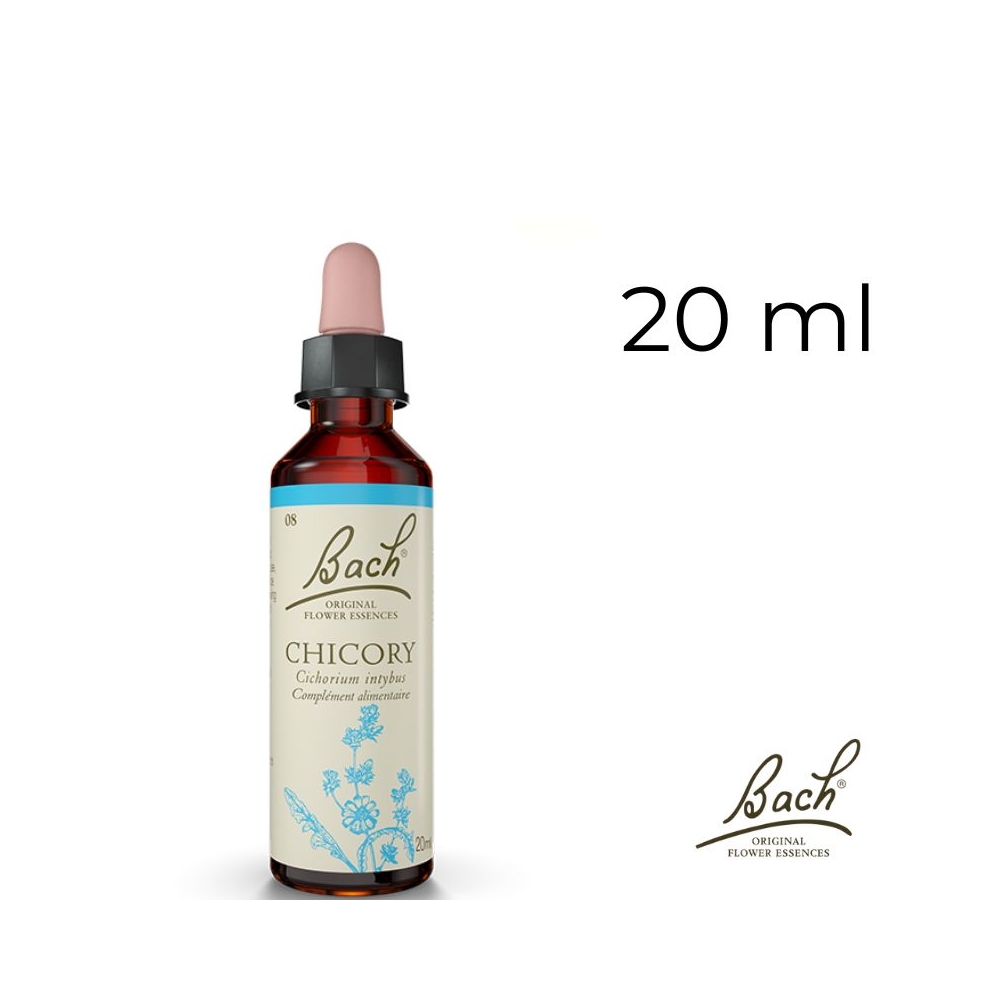 Chicory Bach Original - Fleur de Bach Authentique 20 ml (Chicorée) Bach Original Nelsons 9 - mesfleursdebach.com 