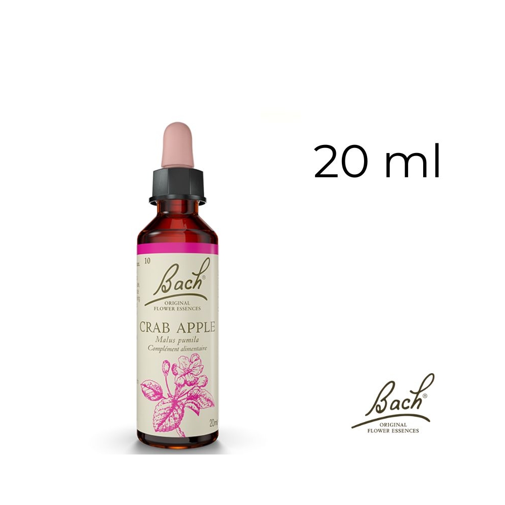 Crab Apple Bach Original - Fleur de Bach Authentique 20 ml (Pommier Sauvage) Bach Original Nelsons 1 - mesfleursdebach.com 