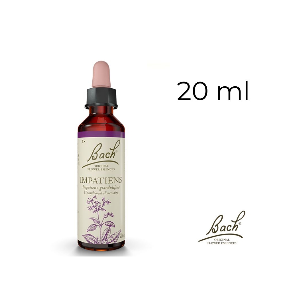 Impatiens Bach Original - Fleur de Bach Authentique 20 ml (Impatiente) Bach Original Nelsons 1 - mesfleursdebach.com 