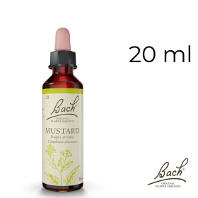 Mustard Bach Original - Fleur de Bach Authentique 20 ml (Moutarde) Bach Original Nelsons 1 - mesfleursdebach.com 