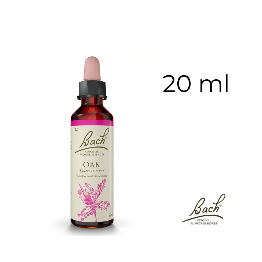Oak Bach Original - Fleur de Bach Authentique 20 ml (Chêne) Bach Original Nelsons 1 - mesfleursdebach.com 