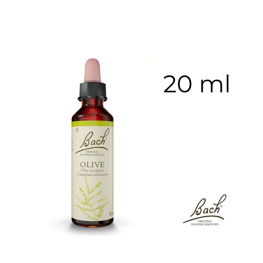 Olive Bach Original - Fleur de Bach Authentique 20 ml (Olive) Bach Original Nelsons 1 - mesfleursdebach.com 
