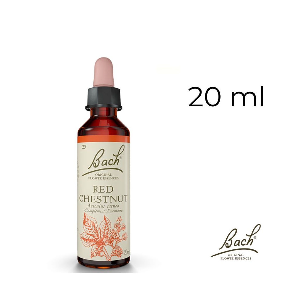 Red Chestnut Bach Original - Fleur de Bach Authentique 20 ml (Marronnier Rouge) Bach Original Nelsons 1 - mesfleursdebach.com 