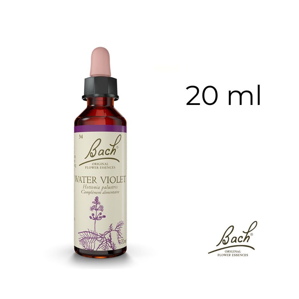 Water Violet Bach Original - Fleur de Bach Authentique 20 ml (Violette d'Eau) Bach Original Nelsons 1 - mesfleursdebach.com 