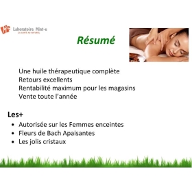 Huile de massage 500 ML Bien-être Z-Massage Laboratoire Mint-e 6 - mesfleursdebach.com 