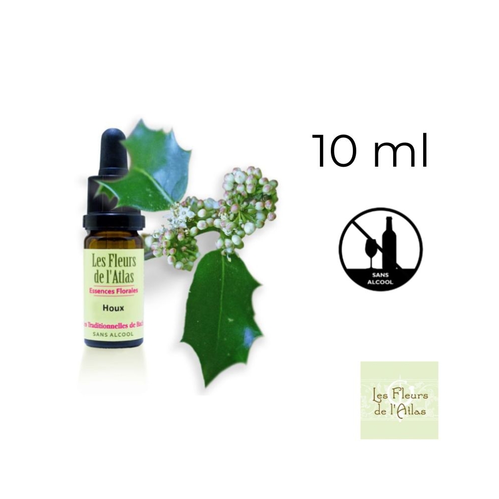 Holly Fleurs de Bach sans alcool - Fleurs de l'Atlas 10 ml (Houx) Fleurs de l'Atlas - Sans alcool 1 - mesfleursdebach.com Holly Fleurs de Bach sans alcool - Fleurs de l'Atlas 10 ml (Houx) Fleurs de l'Atlas - Sans alcool 1 - mesfleursdebach.com