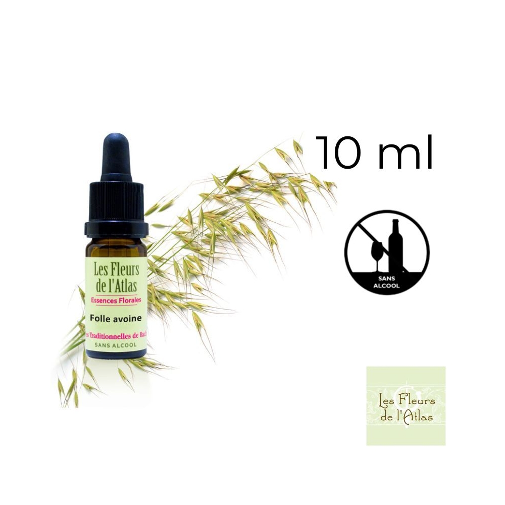 Wild Oat Fleurs de Bach sans alcool - Fleurs de l'Atlas 10 ml (Folle Avoine) Fleurs de l'Atlas - Sans alcool 1 - mesfleursdebach Wild Oat Fleurs de Bach sans alcool - Fleurs de l'Atlas 10 ml (Folle Avoine) Fleurs de l'Atlas - Sans alcool 1 - mesfleursdebach