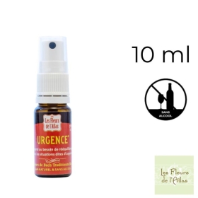 Urgence Rescue sans alcool jour spray 10 ml - Les Fleurs de l'Atlas Fleurs de l'Atlas - Sans alcool 1 - mesfleursdebach.com 