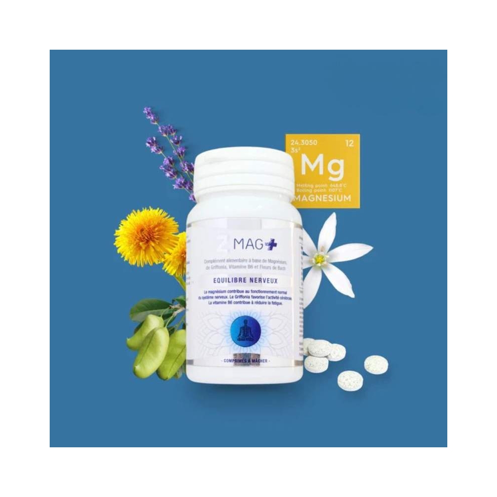 Z-MAG+ - Magnesium Laboratoire Mint-e 1 - mesfleursdebach.com 