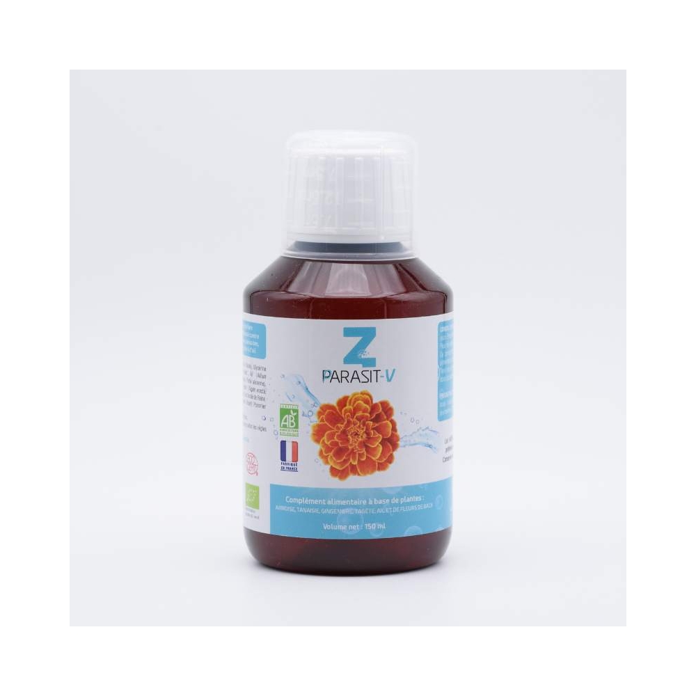 Z-ParasitV - Vermifuge naturel BIO 150ml [product.brand] 1 - mesfleursdebach.com 