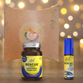 Coffret Cadeau Noël - Rescue Nuit Spray + Capsules - Fleurs de Bach Bach Original Bach Original Nelsons 1 - mesfleursdebach.com
