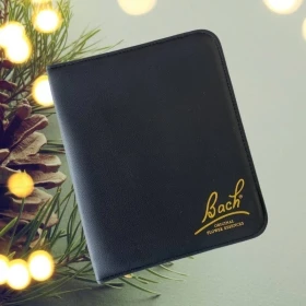 Trousse vide Cuir Noir Bach Original 20ML Bach Original Nelsons 1 - mesfleursdebach.com