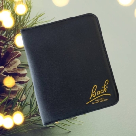 Trousse vide Cuir Noir Bach Original 20ML Bach Original Nelsons 1 - mesfleursdebach.com 