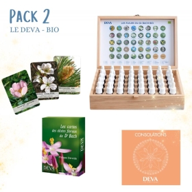 2 - Coffret de Noël plein en bois Deva 15 ml- 38 fleurs de Bach et 2 rescue Deva 1 - mesfleursdebach.com 