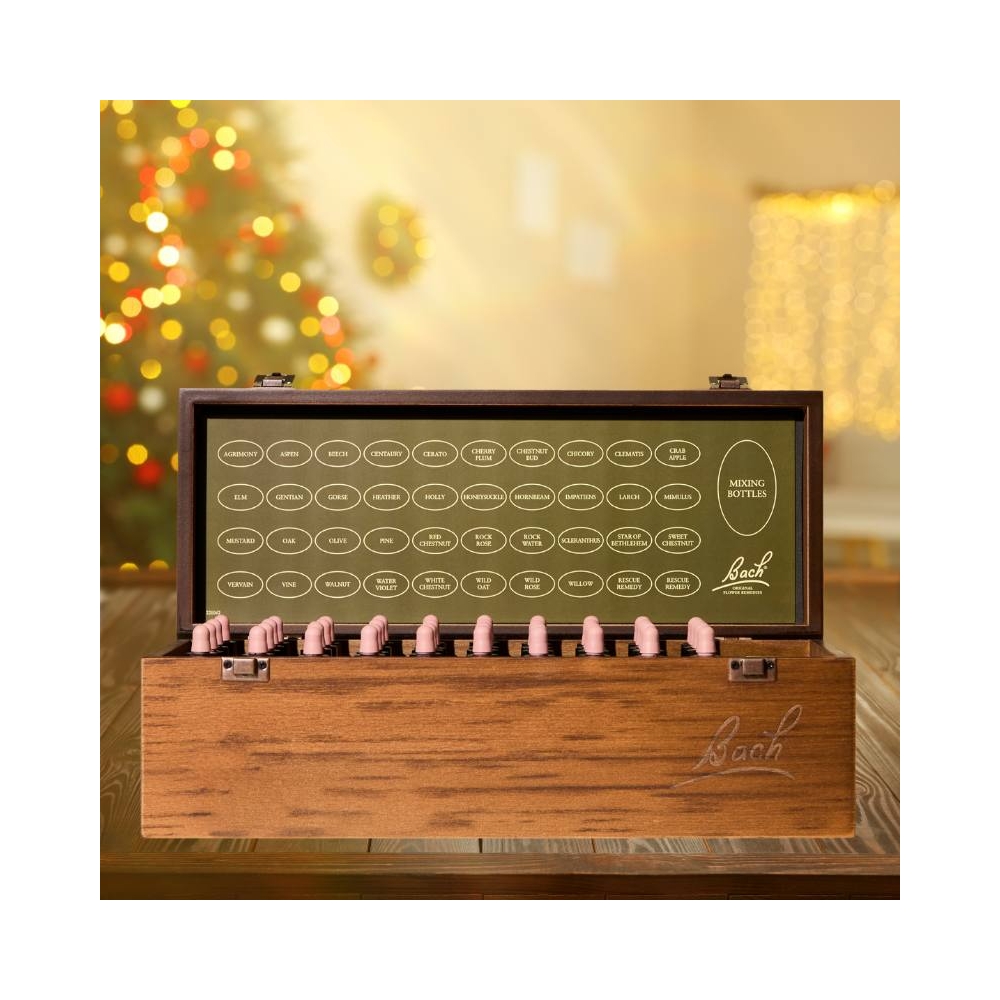 Coffret Bach Original 20ml 38 Fleurs + 2 Rescue - plein en bois Bach Original Nelsons 1 - mesfleursdebach.com 