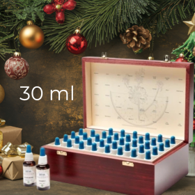 Deva 30 ml - Coffret plein - 38 fleurs de Bach et 2 urgences Deva 1 - mesfleursdebach.com 
