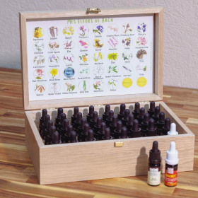 Coffret vide en chêne de Bourgogne pour Bach Original ou sans alcool Mes Fleurs de BACH 4 - mesfleursdebach.com 