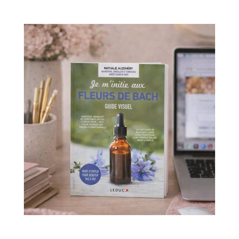 Je m'initie aux Fleurs de Bach - Guide Visuel de Nathalie Auzeméry [product.brand] 1 - mesfleursdebach.com 