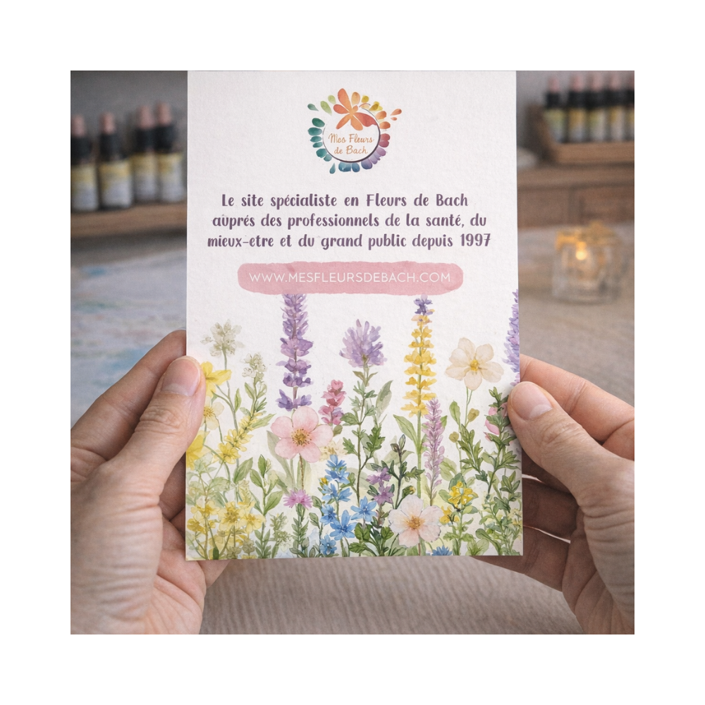Pack de 10 livret fleurs de Bach Mes Fleurs de BACH 1 - mesfleursdebach.com 