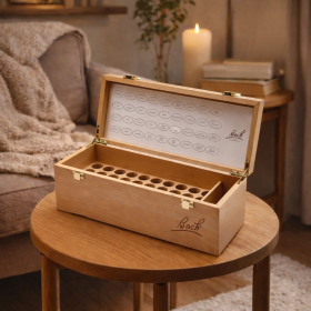 Bach original 20 ml - Coffret en bois clair de frêne Vide Bach Original Nelsons 1 - mesfleursdebach.com 