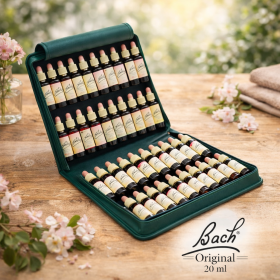 Trousse pleine 38 fleurs Bach Original 20ml + 2 rescue 20ml Mes Fleurs de BACH 1 - mesfleursdebach.com 