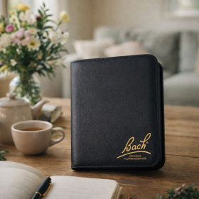 Trousse vide Cuir Noir Bach Original 20ML - 14 flacons 20ml Bach Original Nelsons 1 - mesfleursdebach.com 