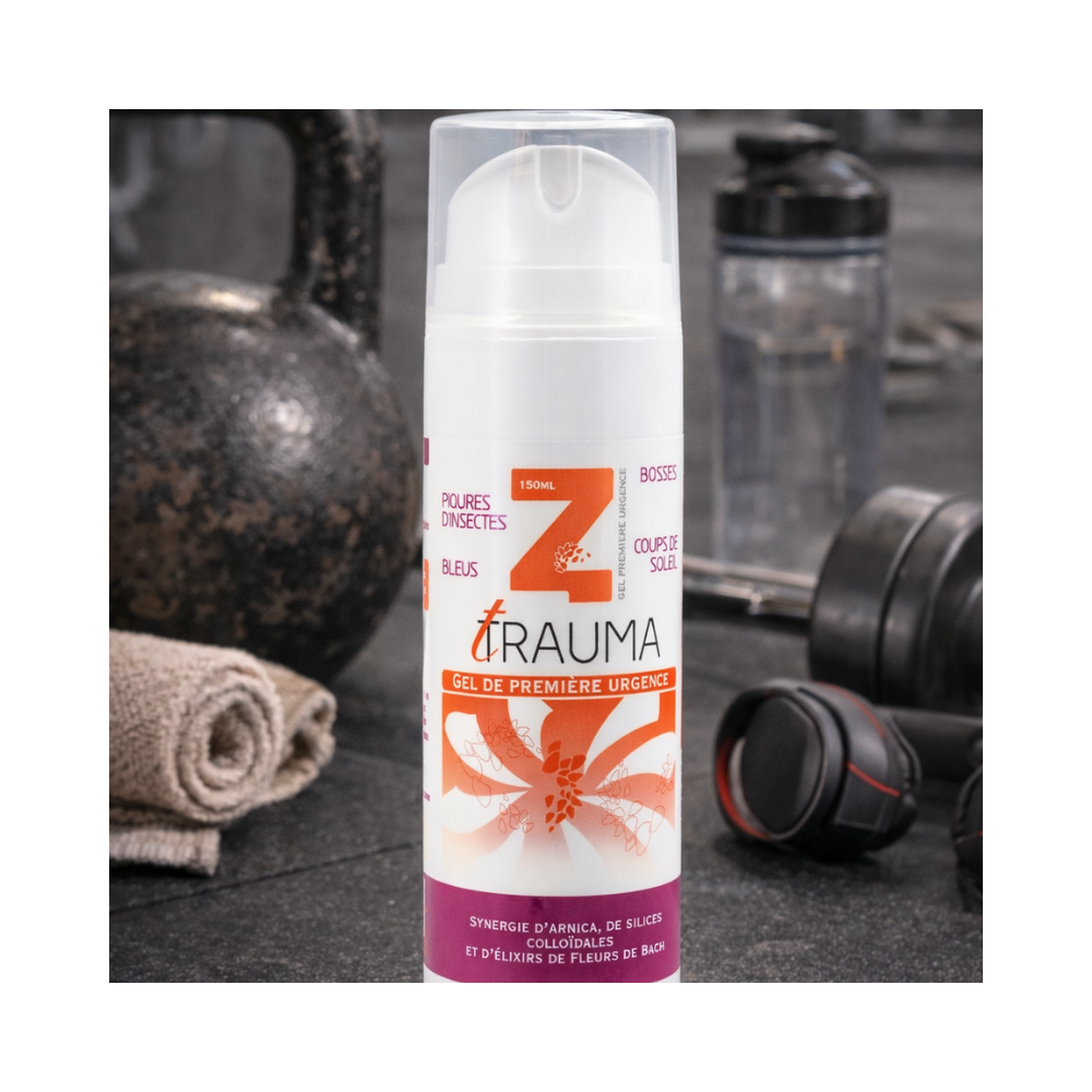 Gel de première urgence Z-Trauma 150 ml bio aux fleurs de Bach Laboratoire Mint-e 1 - mesfleursdebach.com 
