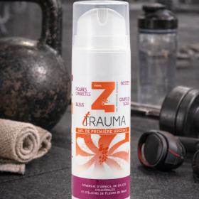 Gel de première urgence Z-Trauma 150 ml bio aux fleurs de Bach Laboratoire Mint-e 1 - mesfleursdebach.com 