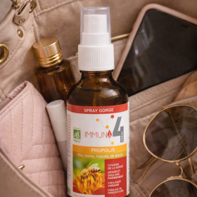 Spray gorge Bio Immuno4 50 ml aux fleurs de Bach Laboratoire Mint-e 1 - mesfleursdebach.com 