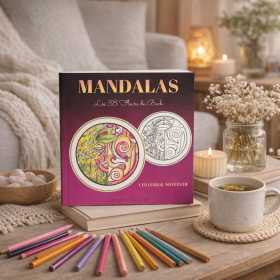 Fleurs de Bach et mandalas à colorier par Caroline Noland Mes Fleurs de BACH 1 - mesfleursdebach.com 