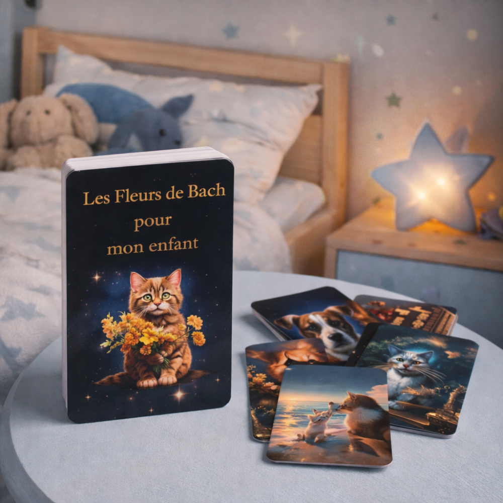 Jeu de cartes: Les fleurs de Bach pour mon enfant [product.brand] 1 - mesfleursdebach.com 