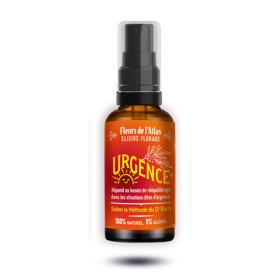 Urgence Rescue sans alcool jour spray 30 ml - Les Fleurs de l'Atlas Fleurs de l'Atlas - Sans alcool 1 - mesfleursdebach.com 
