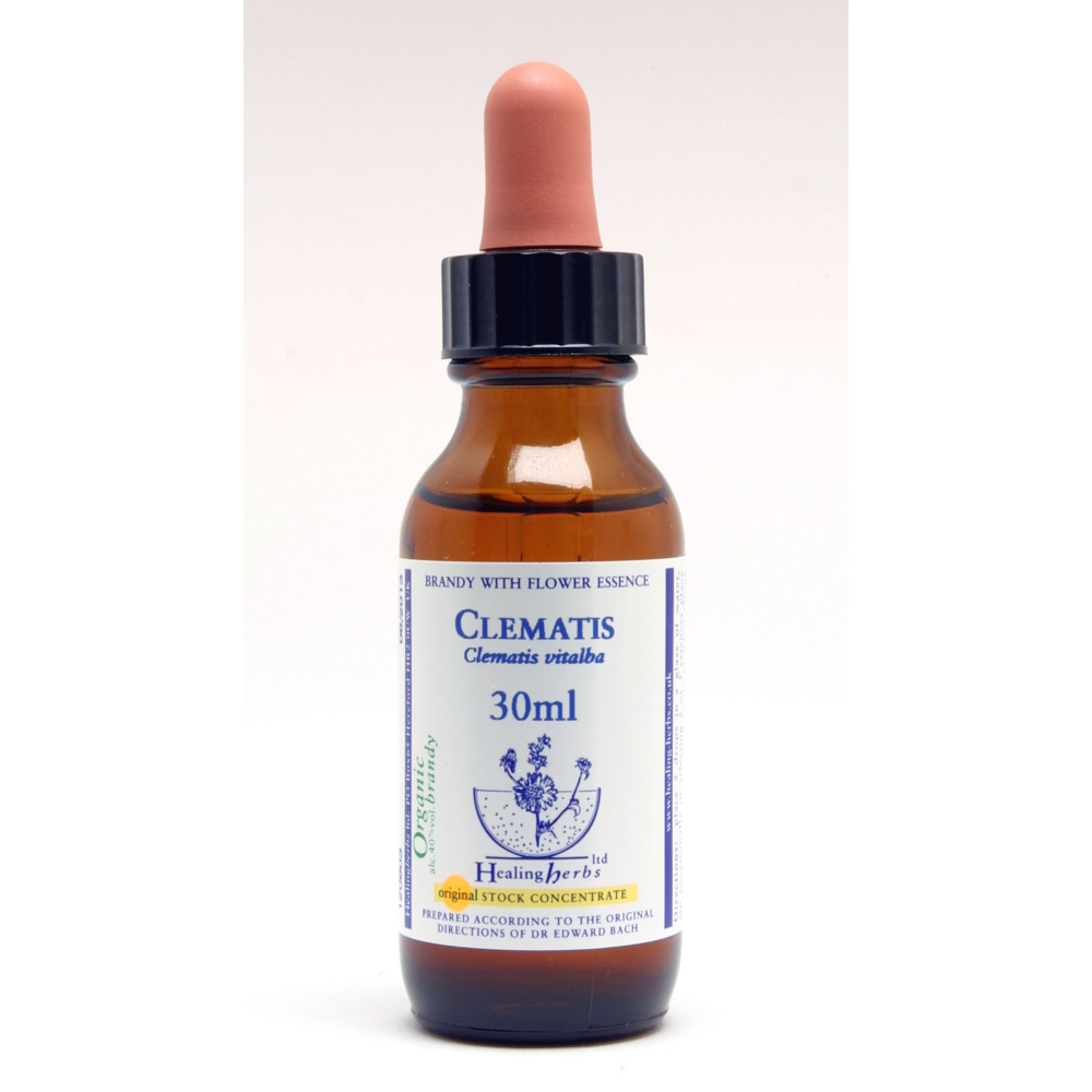 Clematis Healing Herbs 30 ml (Clématite) Healing Herbs 1 - mesfleursdebach.com 