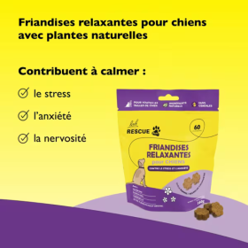 RESCUE PETS FRIANDISES RELAXANTES POUR CHIENS 160 G [product.brand] 1 - mesfleursdebach.com 