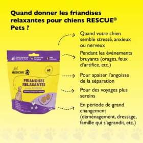 RESCUE PETS FRIANDISES RELAXANTES POUR CHIENS 160 G [product.brand] 5 - mesfleursdebach.com 