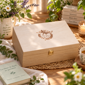 Bach original 20ml - Coffret 38 fleurs + 2 rescue – Coffret en chêne de Bourgogne Bach Original Nelsons 3 - mesfleursdebach.com 