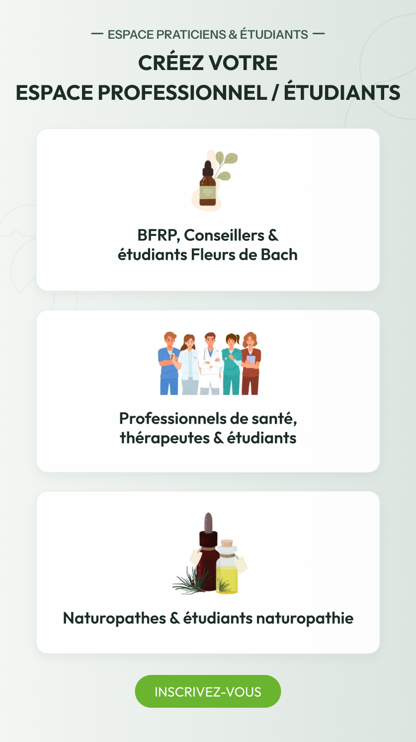 Fleurs de Bach pour Etudiants et professionnelles