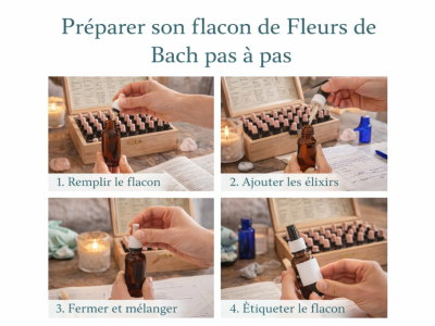 Préparer son flacon de Fleurs de Bach pas à pas