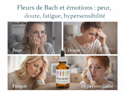Fleurs de Bach et émotions : peur, doute, fatigue, hypersensibilité